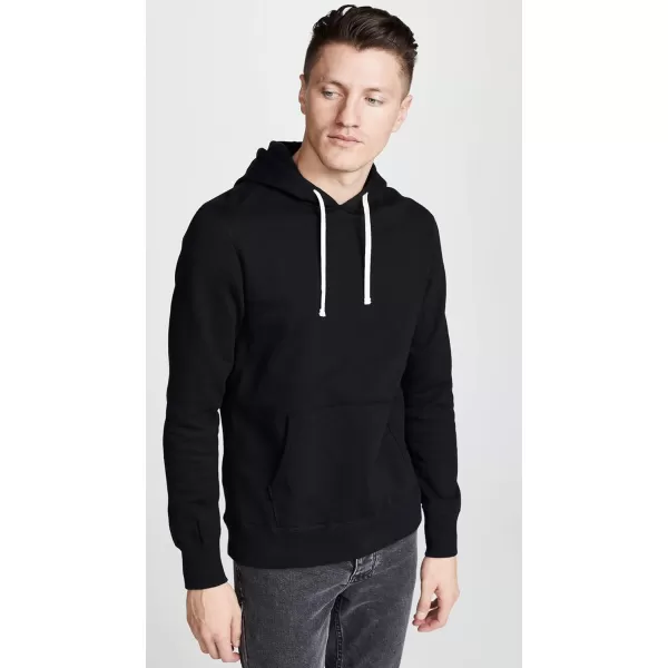 Reigning Champ Mens Midweight Terry Slim HoodieBlack