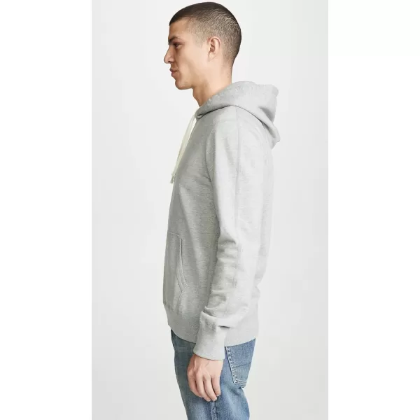 Reigning Champ Mens Midweight Terry Slim HoodieHeather Grey