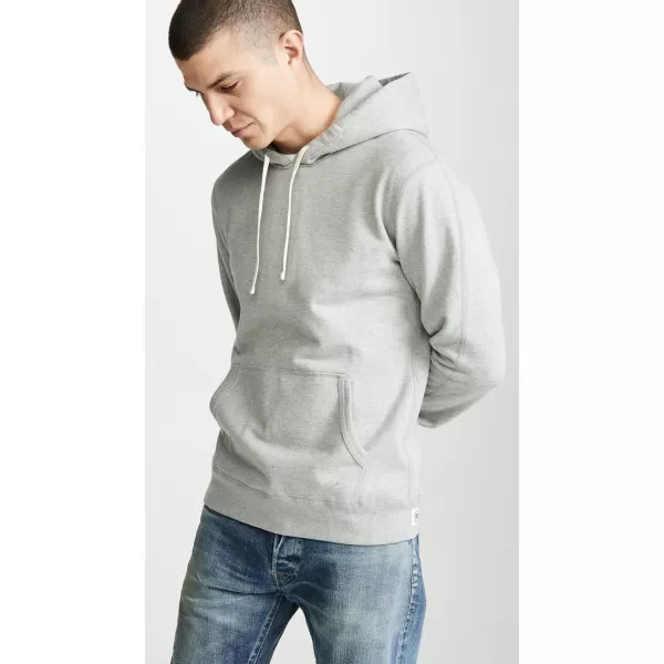 Reigning Champ Mens Midweight Terry Slim HoodieHeather Grey