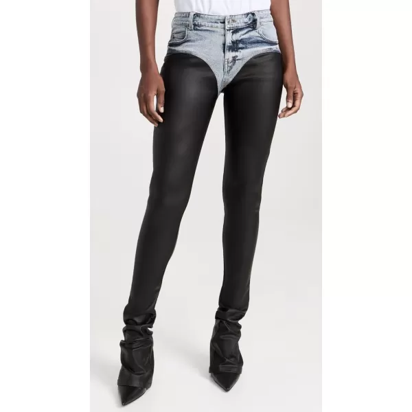 Retrofte Womens Rogan PantsAlani Coated Black