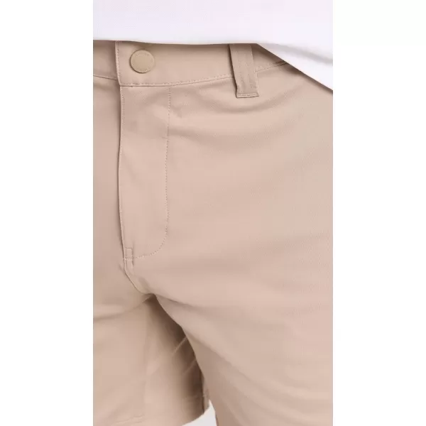 Rhone Commuter 7 Mens Shorts Stretch Fabric Golf Shorts for Men FlatFront Mens Khaki Shorts Wrinkle ResistantKhaki