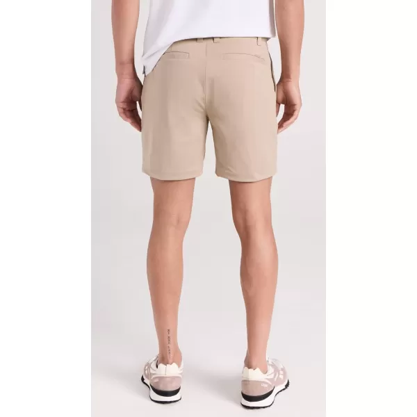 Rhone Commuter 7 Mens Shorts Stretch Fabric Golf Shorts for Men FlatFront Mens Khaki Shorts Wrinkle ResistantKhaki