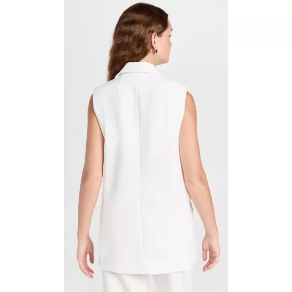 Rosetta Getty Womens Double Breasted VestWhite