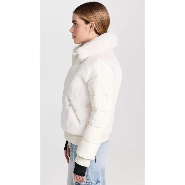 SAM Womens Faux Fur CarlieCreamIvory