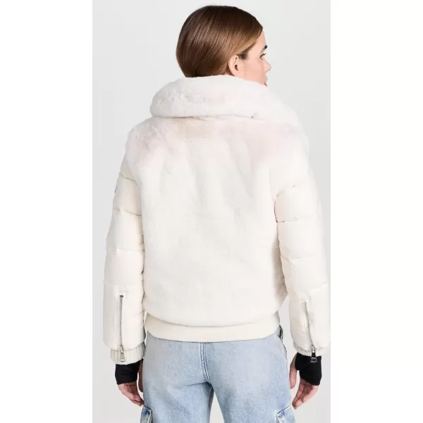 SAM Womens Faux Fur CarlieCreamIvory