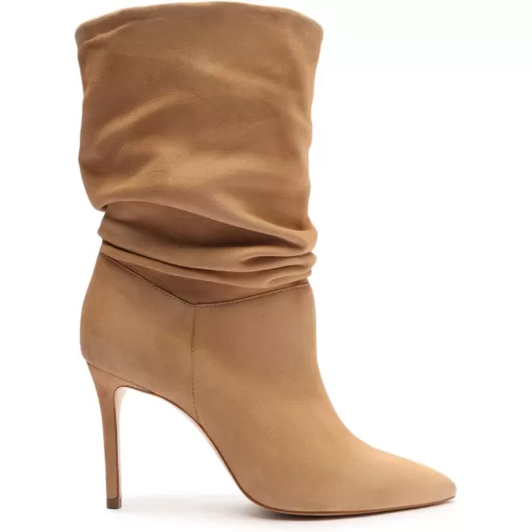 SCHUTZ Womens Ashlee High Heel Mid Calf BootsHoney Beige