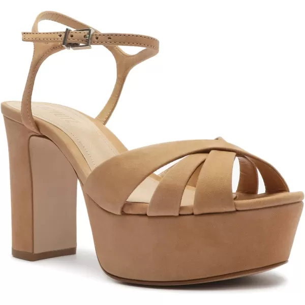 SCHUTZ Womens Keefa Platform Dress SandalHoney Beige