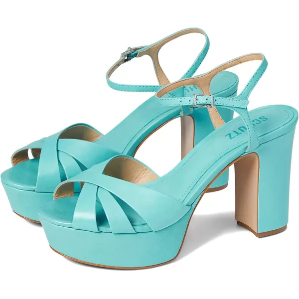 SCHUTZ Womens Keefa Platform Dress SandalRiver Acqua