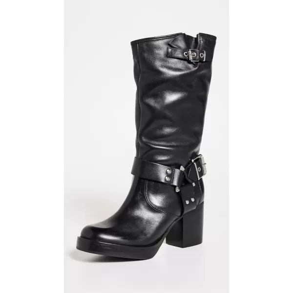 SCHUTZ Womens Kiara Block BootsBlack