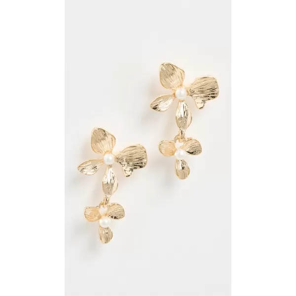 SHASHI Womens Apana Pearl EarringsGold