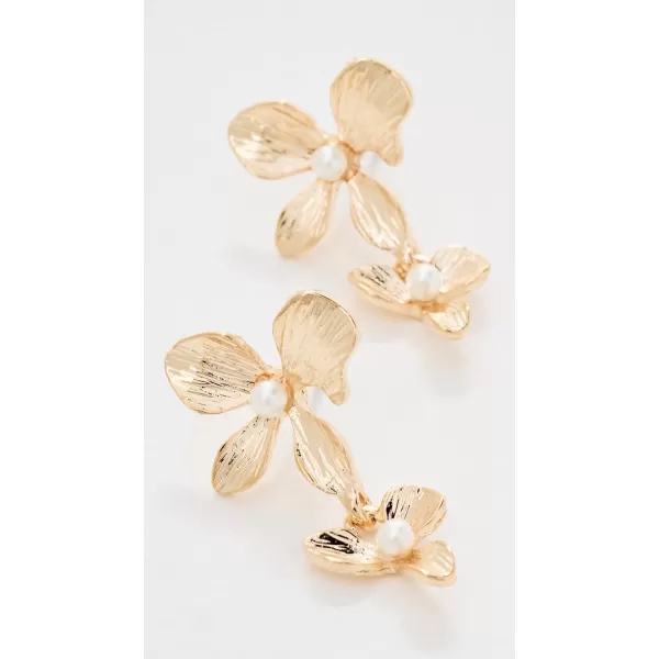 SHASHI Womens Apana Pearl EarringsGold