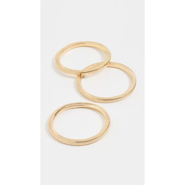 SHASHI Womens Cameron Stretch BraceletGold