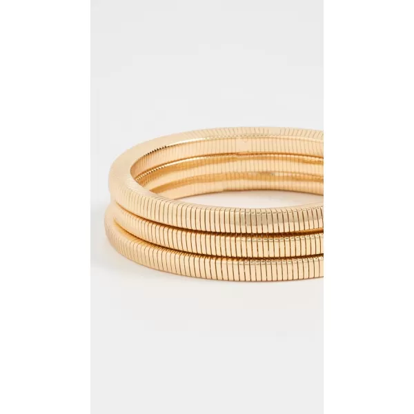 SHASHI Womens Cameron Stretch BraceletGold