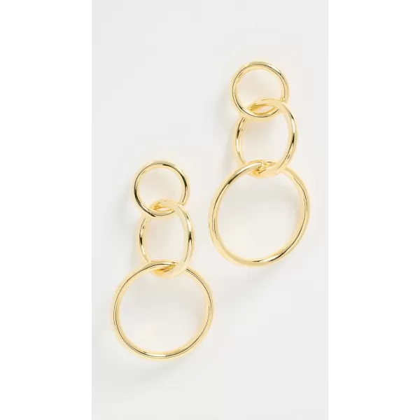 SHASHI Womens Circle Drop EarringsGold