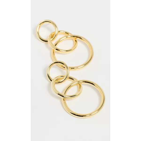 SHASHI Womens Circle Drop EarringsGold