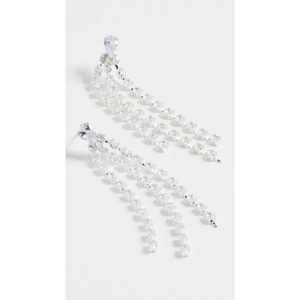 SHASHI Womens Diana Drop EarringsSilver