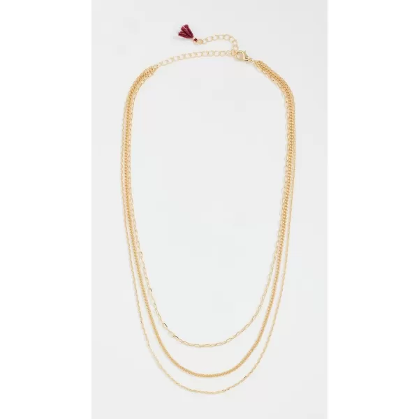 SHASHI Womens Eleanor NecklaceGold