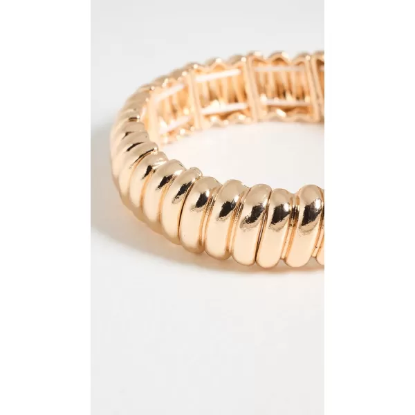 SHASHI Womens Frances Stretch BraceletGold