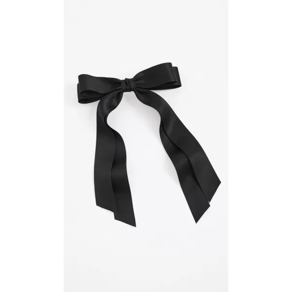 SHASHI Womens Hair Bow Noir Black 1 CountNoir