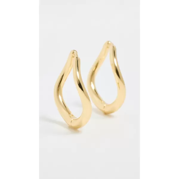 SHASHI Womens Kei Hoop EarringsGold