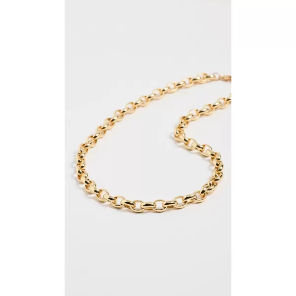 SHASHI Womens Rolo Chain NecklaceGold