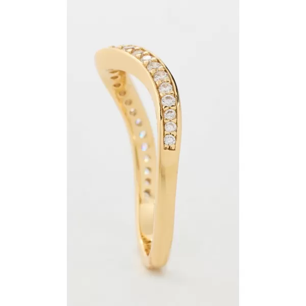 SHASHI Womens Waves Pave RingSHASHI Womens Waves Pave Ring