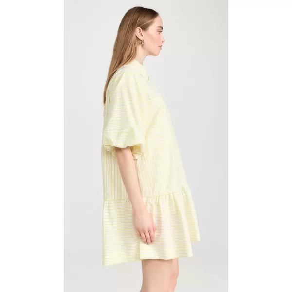 SIMKHAI Womens Crissy DressLime Stripe