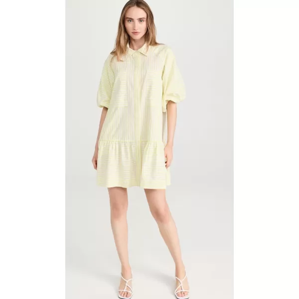 SIMKHAI Womens Crissy DressLime Stripe