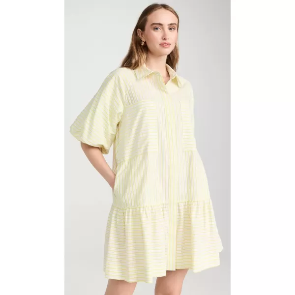 SIMKHAI Womens Crissy DressLime Stripe