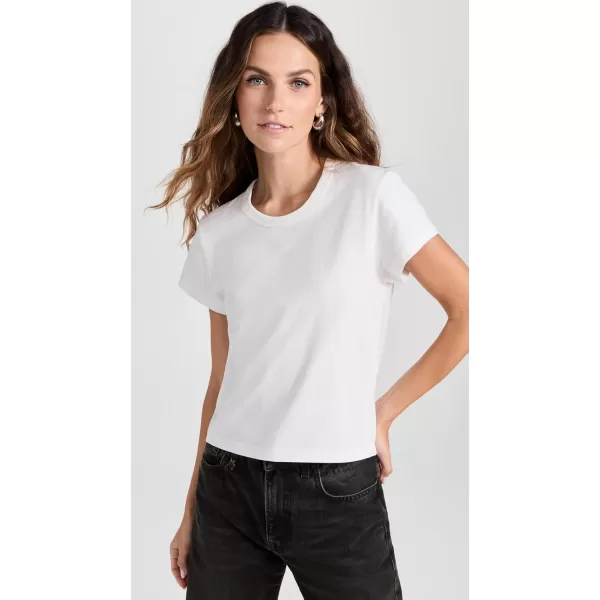 SLVRLAKE Womens Easy Tee Natural WhiteNatural White