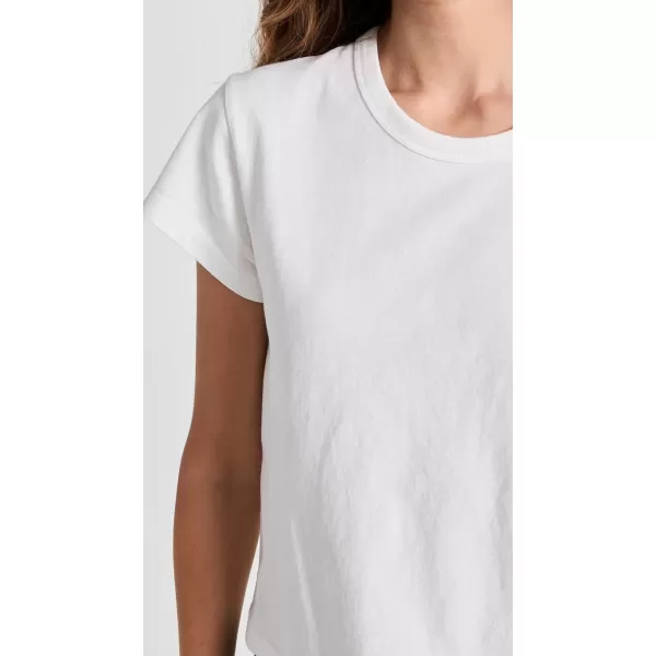 SLVRLAKE Womens Easy Tee Natural WhiteNatural White