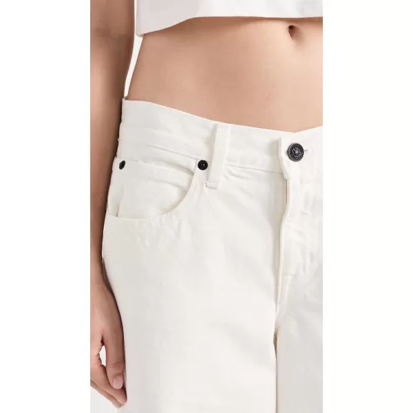 SLVRLAKE Womens Mica Low Slung JeansWhite