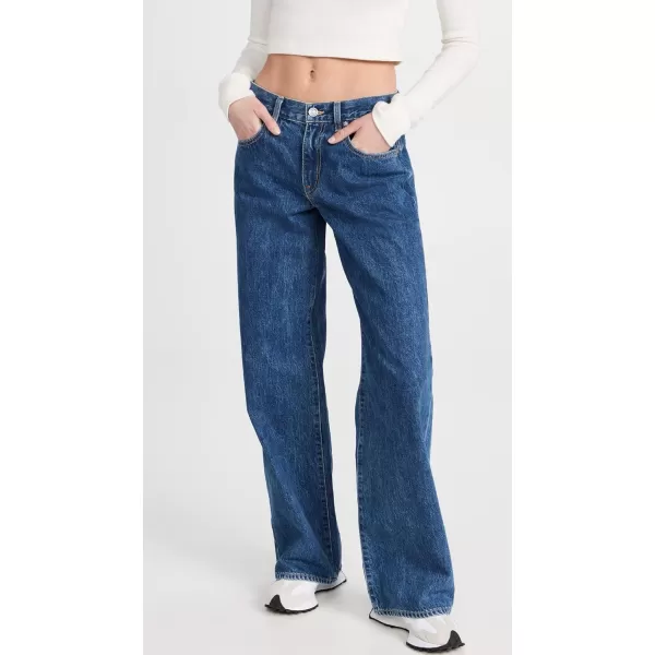 SLVRLAKE Womens Mica Wide Leg JeansSweet Memory