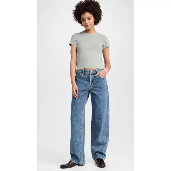 SLVRLAKE Womens Tess Curve JeansStardust