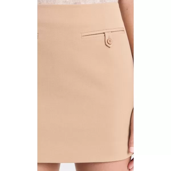 STAUD Womens Annette SkirtCamel