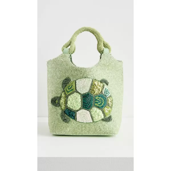 STAUD Womens Beaded Cote BagBaby Turtle