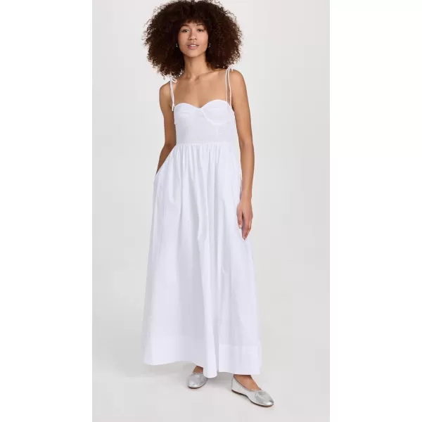 STAUD Womens Landry DressWhite