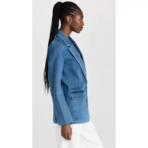 STAUD Womens Maxwell BlazerMedium Wash