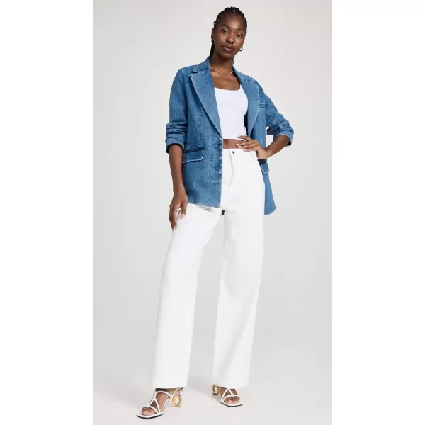 STAUD Womens Maxwell BlazerMedium Wash