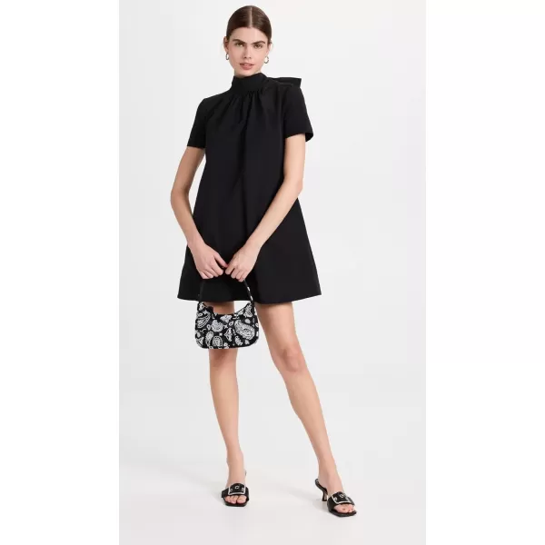 STAUD Womens Mini Ilana DressBlack