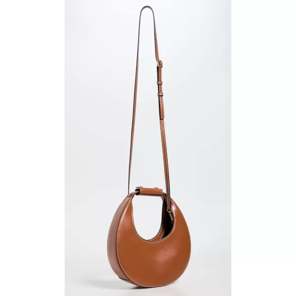 STAUD Womens Mini Moon BagTan