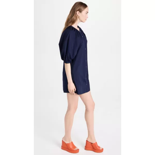 STAUD Womens Mini Vincent DressNavy