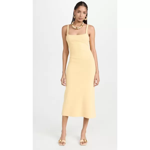 STAUD Womens Paityn DressLemon Drop