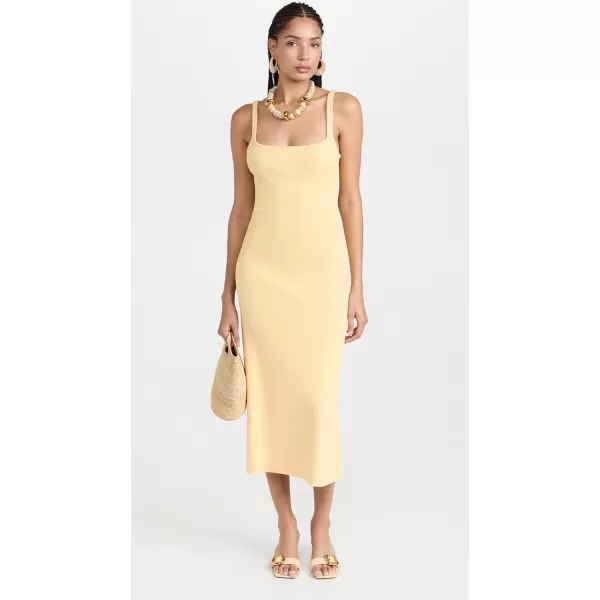 STAUD Womens Paityn DressLemon Drop