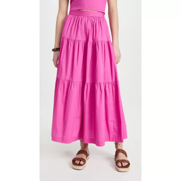 STAUD Womens Sea SkirtPeony