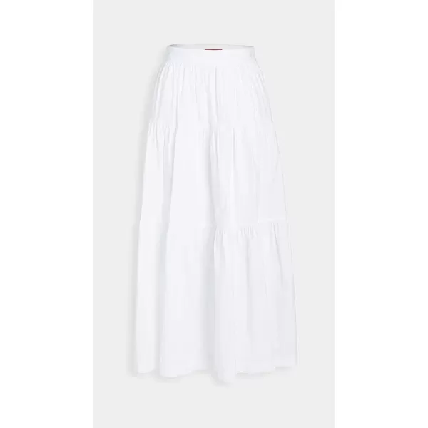 STAUD Womens Sea SkirtWhite