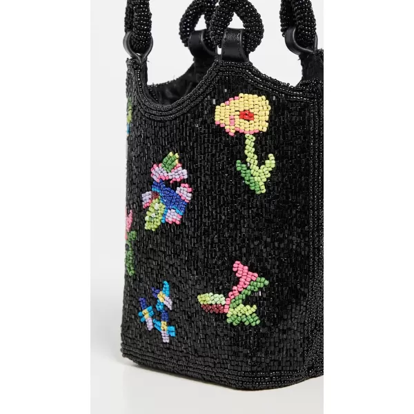 STAUD Womens Zoe Beaded BagFirst Bloom Night