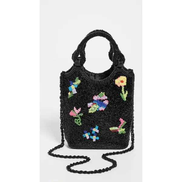 STAUD Womens Zoe Beaded BagFirst Bloom Night