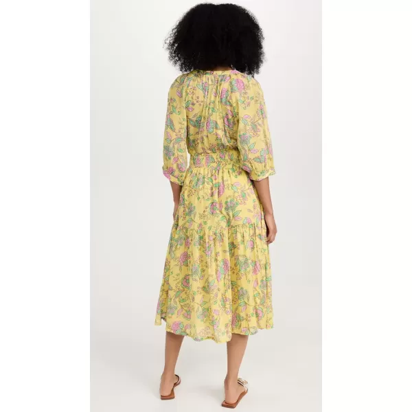 SUNDRY Womens Button Down Midi DressFelicity Floral