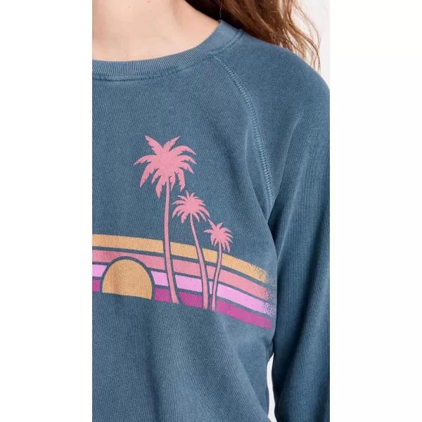 SUNDRY Womens Cali Sunset SweatshirtPigment Nightshade